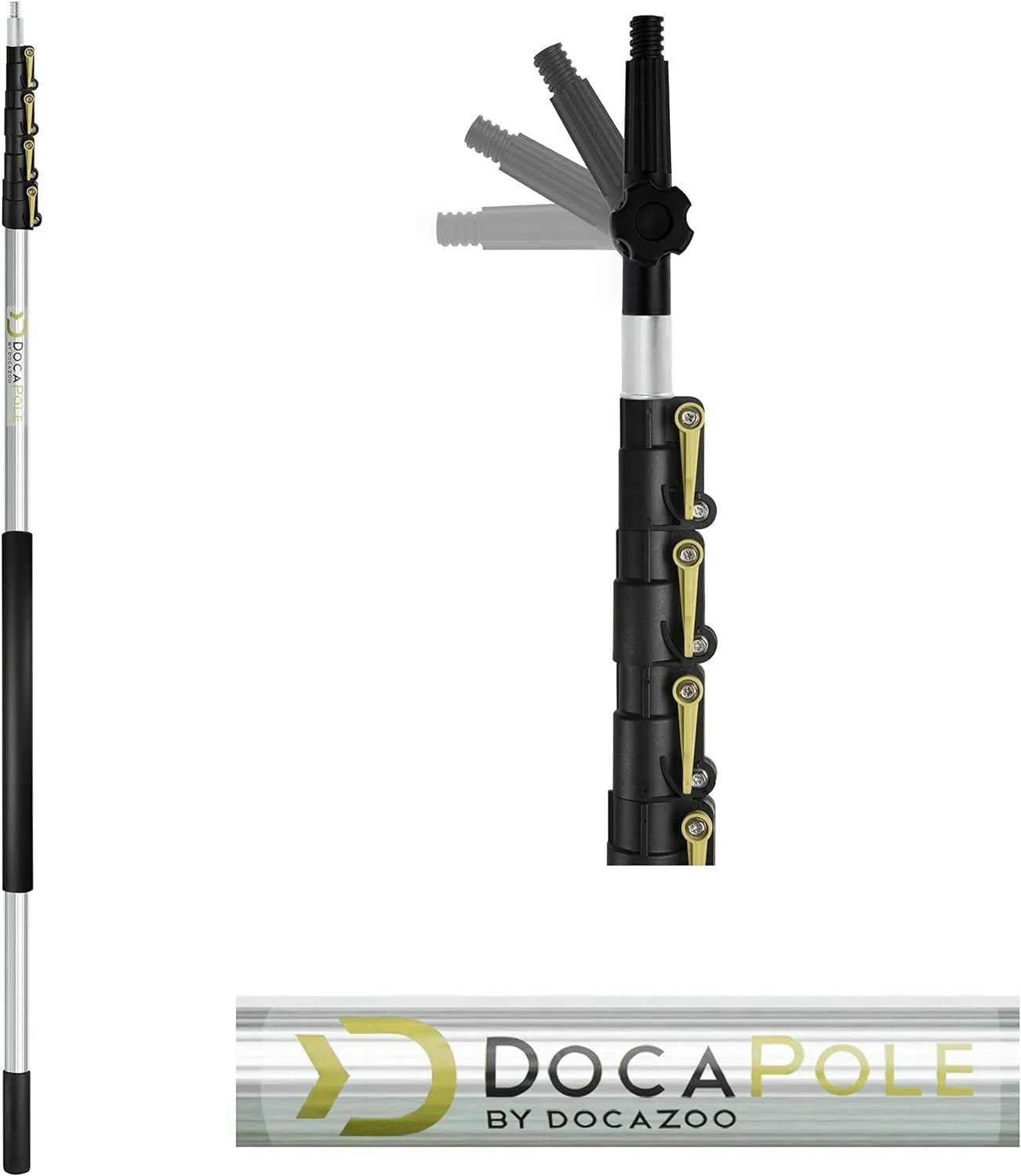 DOCA Boat Hook - Christmas Light Pole Hanger Tool - Durable & Lightweight Utility Hook for Docking, Tree Debris Removal