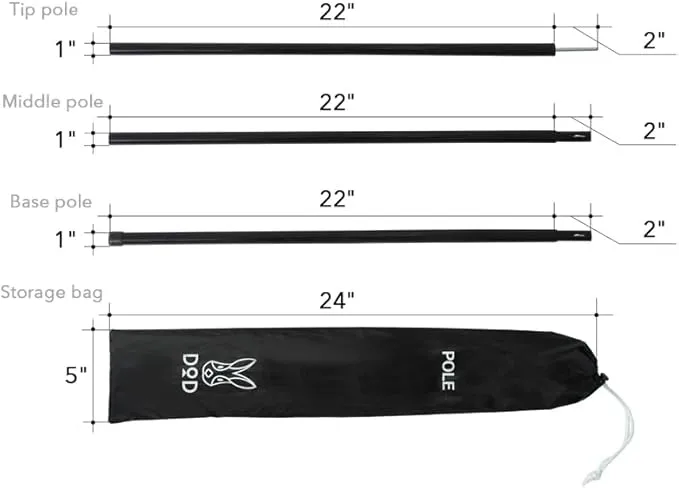 DOD Kiso Tarp Pole