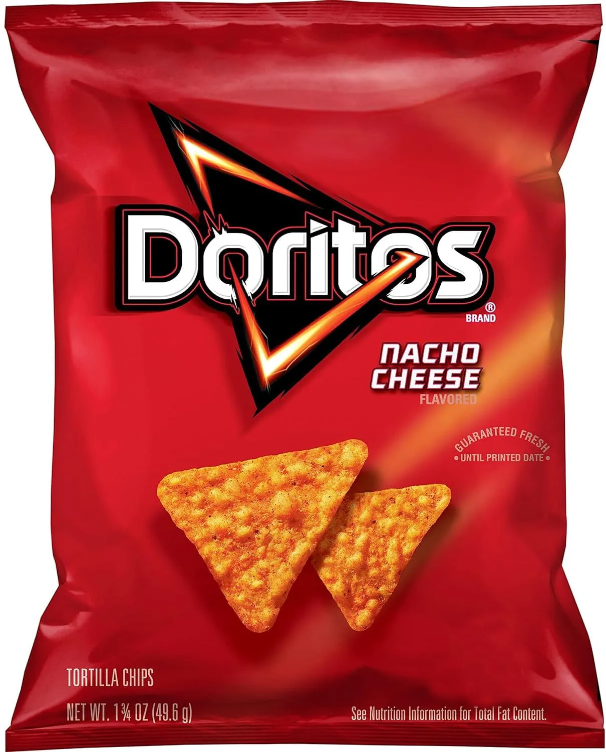 Doritos Flavored Tortilla Chips, Nacho Cheese, | Value Pack Bundled by SUPERDEALS | 1.75 Oz Bag | Nacho Cheese | Pack of 12 with mystery gift