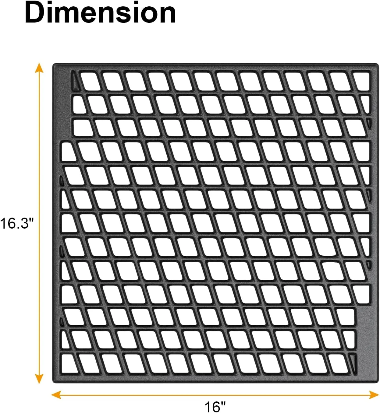 Dual Sided Sear Cooking Grate for Weber Genesis & Spirit 2016 and Newer Grill,Cast Iron Grid Grates for Weber Genesis 2022 SX-325S S-325S E-325S EX-325S 7670