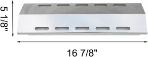 Ducane 5 Burner 30500701,30500097 Grill Heat Plates Replacement Parts (5 Pack) 16 7/8"