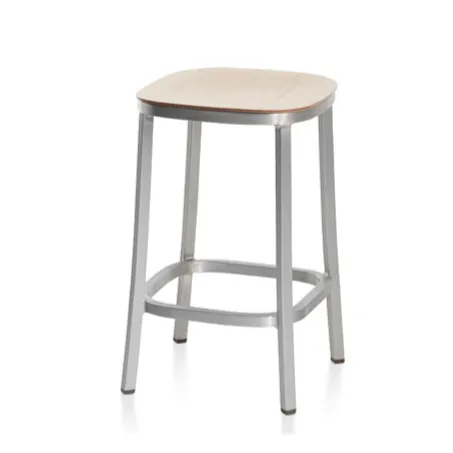 Emeco 1 Inch Stool Wood Seat