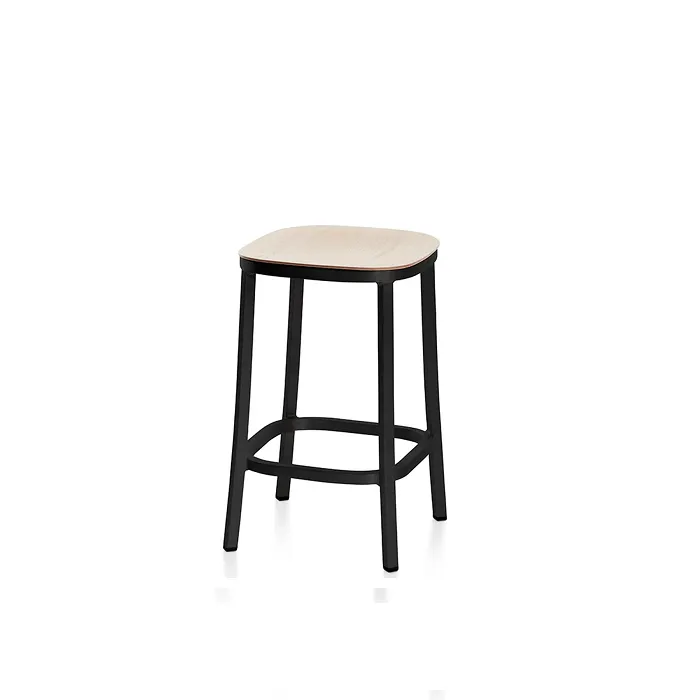 Emeco 1 Inch Stool Wood Seat