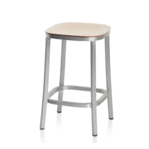 Emeco 1 Inch Stool Wood Seat