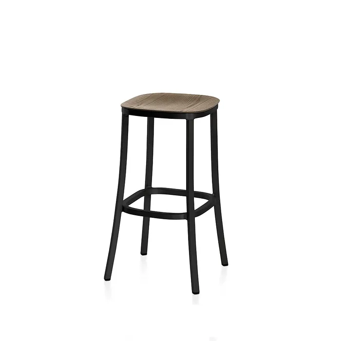 Emeco 1 Inch Stool Wood Seat