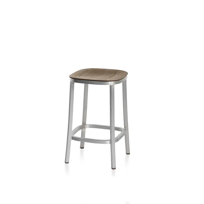 Emeco 1 Inch Stool Wood Seat