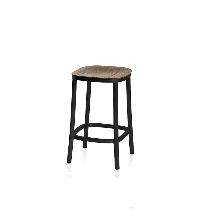 Emeco 1 Inch Stool Wood Seat