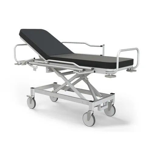 Emergency Trolley Electric Collapsible Railing, ABS Wheels and Battery Back up