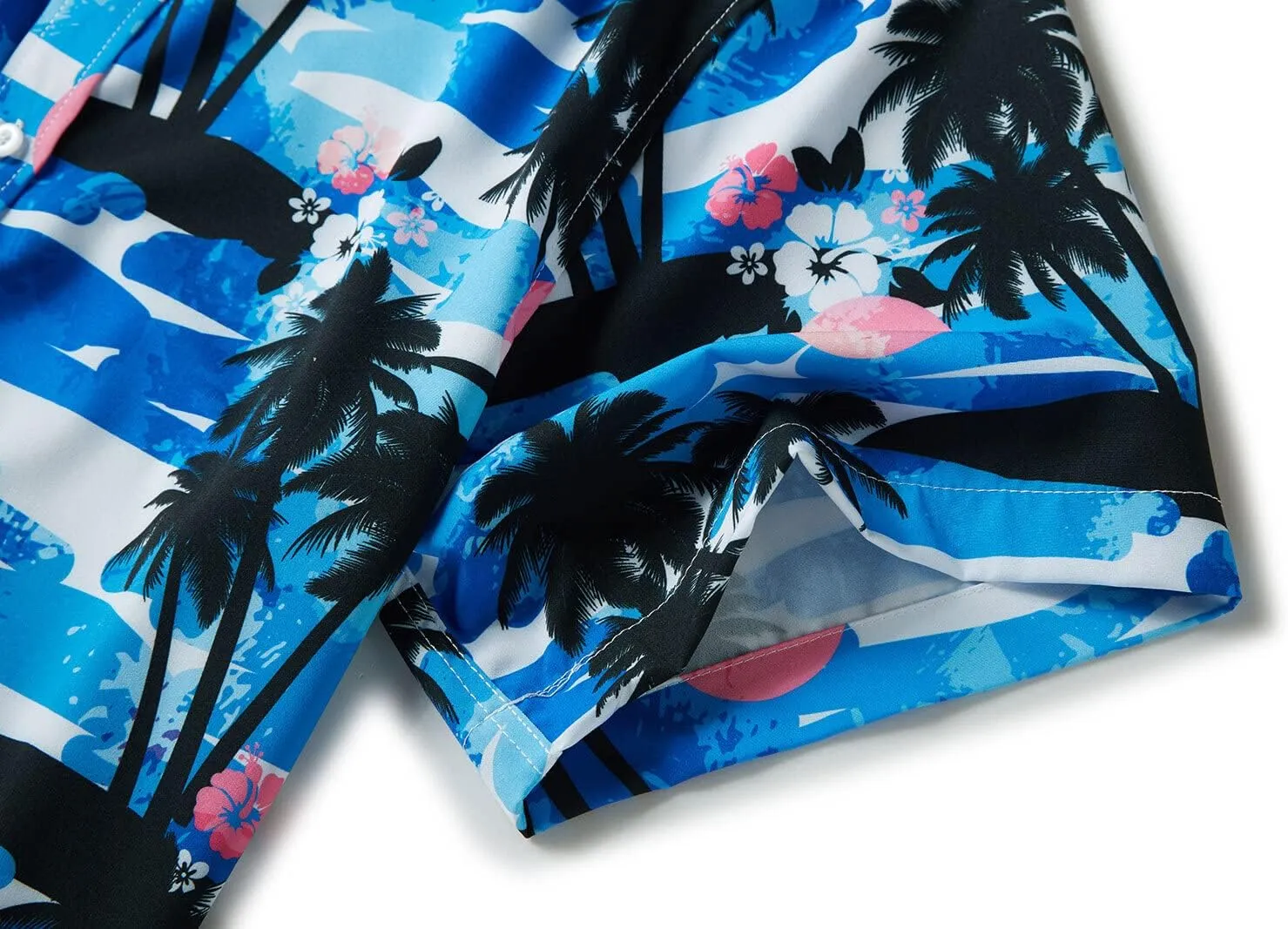 ENVMENST Hawaiian Shirt for Men Short Sleeve Beach Printed Summer Button Down Aloha Shirt(S-3XL)