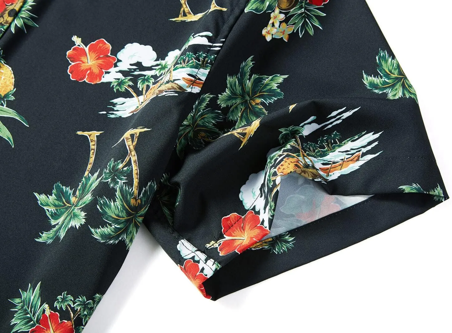 ENVMENST Hawaiian Shirt for Men Short Sleeve Beach Printed Summer Button Down Aloha Shirt(S-3XL)
