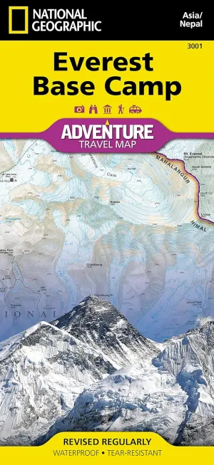 Everest Base Camp Map [Nepal] (National Geographic Adventure Map, 3001) Map – Folded Map, January 1, 2022