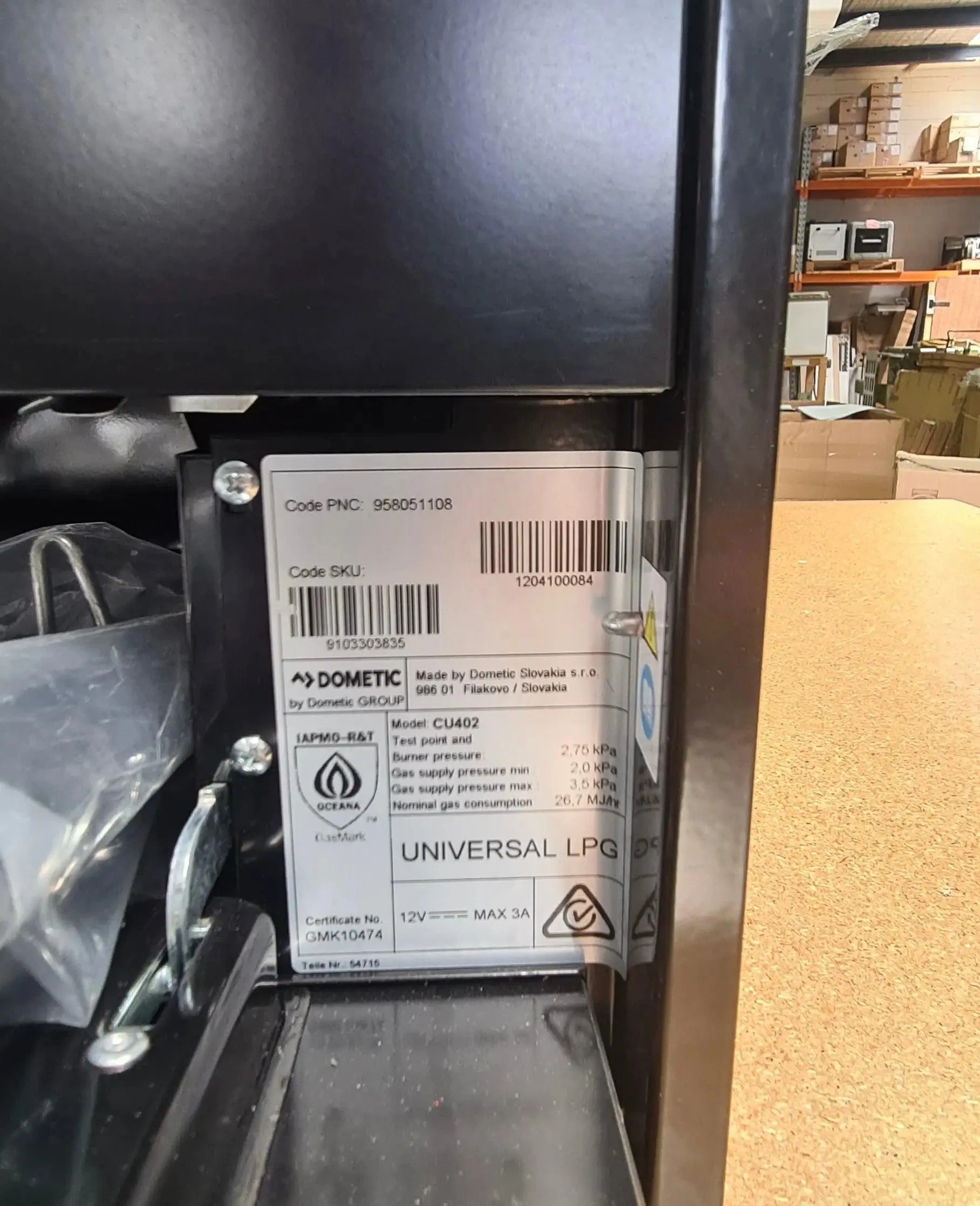 Ex-Display Dometic Smev Cooktop and Grill