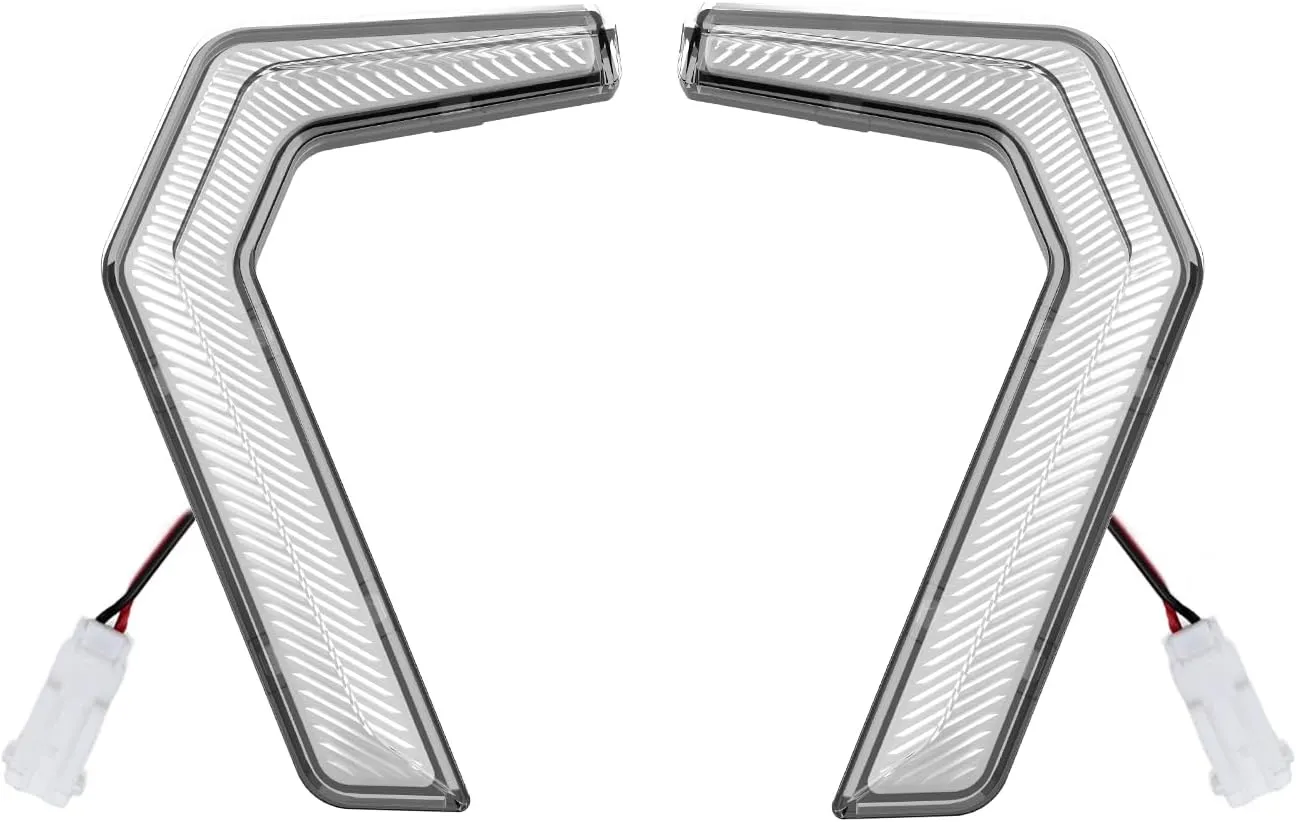 Fang Lights for Polaris General XP 1000, LED Grille Accent Lights Signature Assembly Lights Grill Lamps Compatible with Polaris General 1000/4 1000/ XP/ XP4 1000 2016-2024 Accessories(2PCS)
