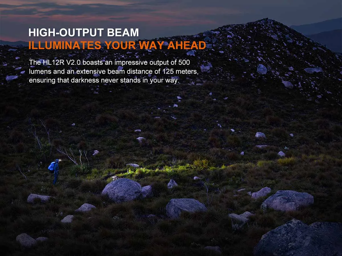 Fenix HL12R V2.0 Rechargeable Headlamp