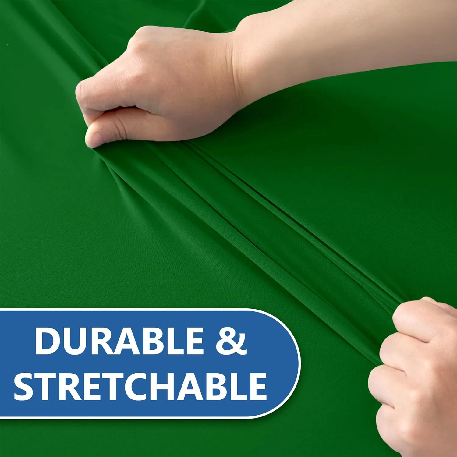 Fitted Tablecloth for 6 Foot Rectangle Tables-6 Pack Green Elastic Outdoor Picnic Table Cover-Spandex Stretch Folding Table Cloths 6 ft for Camping Dining Room Patio Kitchen Banquet Party