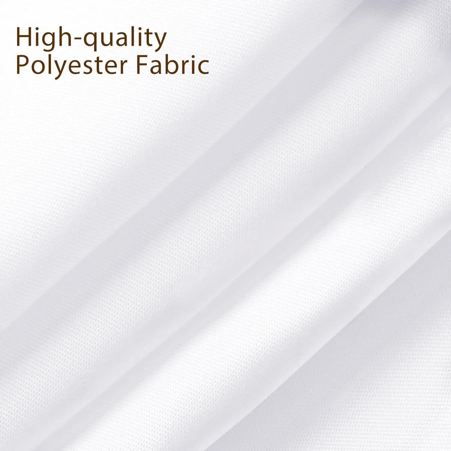 Fixwal 6 Pack White Table Cloth for Rectangle Table, 70 x 120 Inch Polyester Fabric Tablecloths Rectangular, Table Covers 6-8ft for Party, Banquet, Dining, Wedding, Graduation