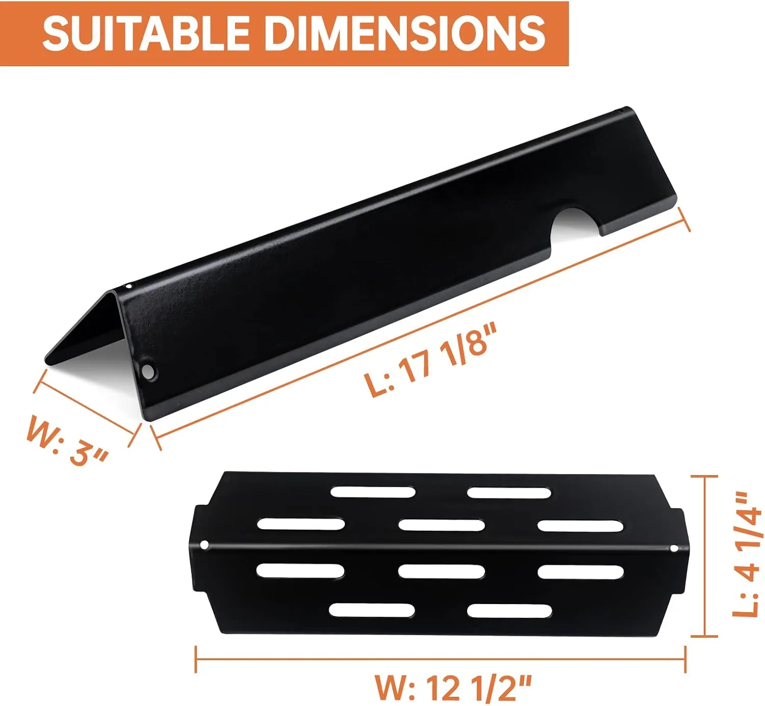 Flavorizer Bars and Heat Deflectors Replacement for Weber Genesis II (3 5 Genesis II)