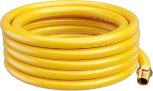 Flexible Gas Line, 100Ft 1/2" CSST Corrugated Stainless Steel Tubing, Natural Gas and Propane Pipe Conversion Kit With 2 Male Adapter Fittings
