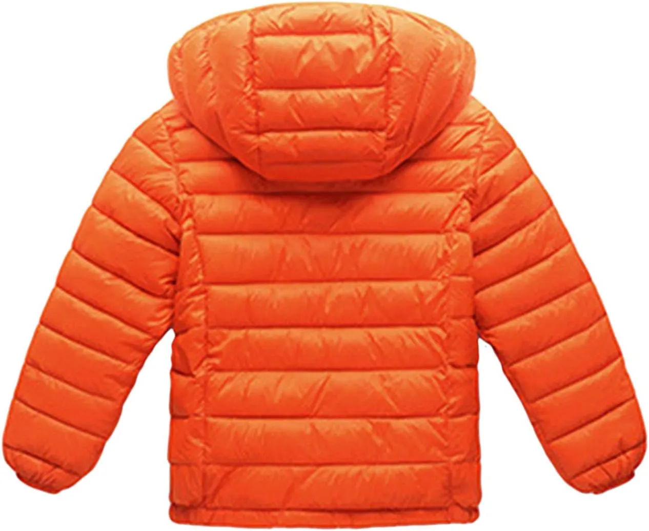 FLITAY Kid Winter Looser Fit Hooded Down Jacket Lightweight Warm Packable Jacket with Pocket