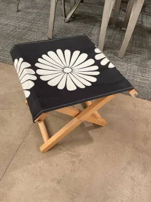 Floral Folding Stool