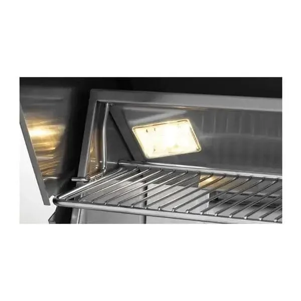 FM A660s Aurora 30" Portable Grill with Analog Thermometer, Flush Mounted Single Side Burner and Rotisserie Backburner, LP - A660S8EAP62