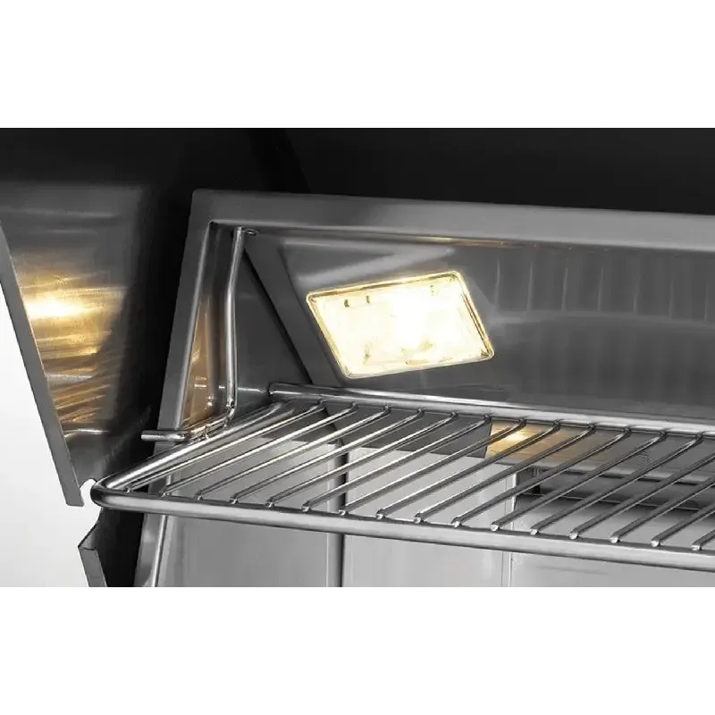 FM E790s Echelon 36" Portable Grill with Digital Thermometer and Flush Mounted Single Side Burner, LP - E790S8E1P62