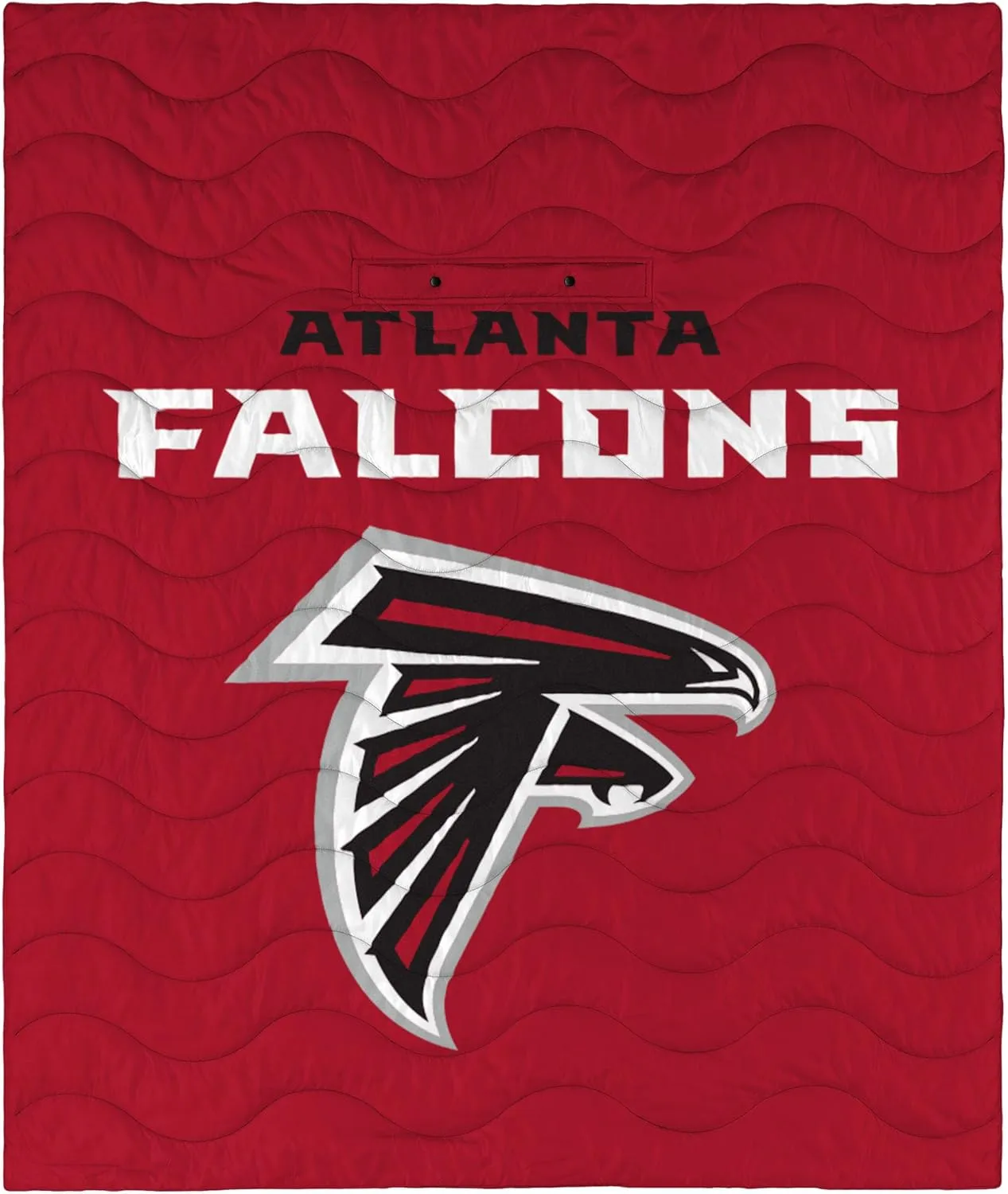 FOCO NFL Exclusive Wearable Outdoor Wordmark Big Logo Blanket, 50 x 60, Atlanta Falcons