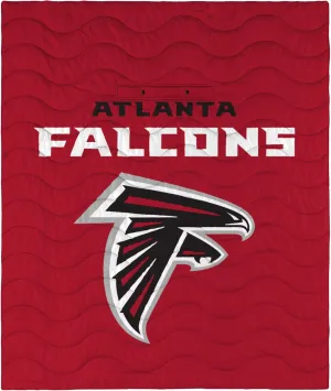FOCO NFL Exclusive Wearable Outdoor Wordmark Big Logo Blanket, 50 x 60, Atlanta Falcons
