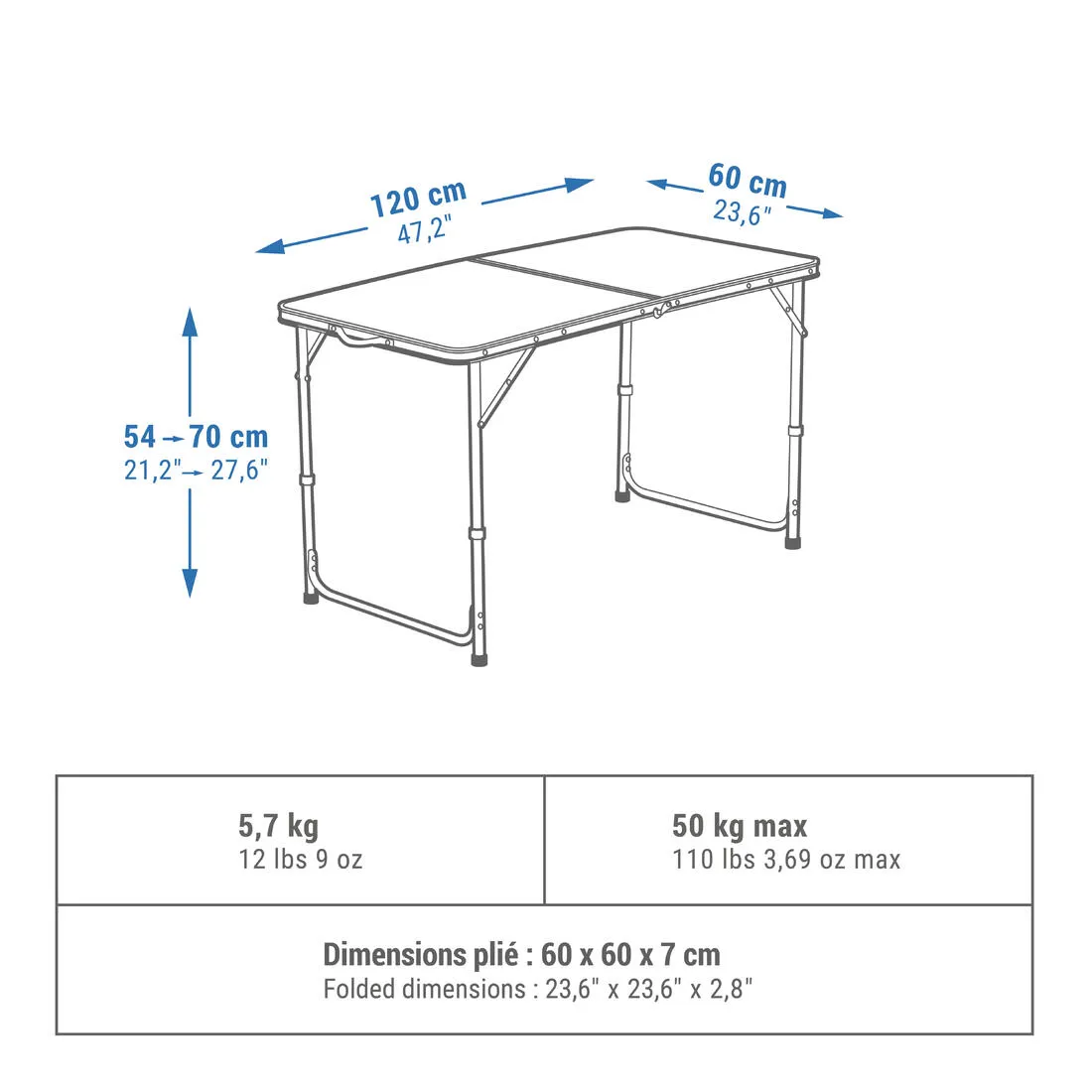 Folding Camping Table 4 Person