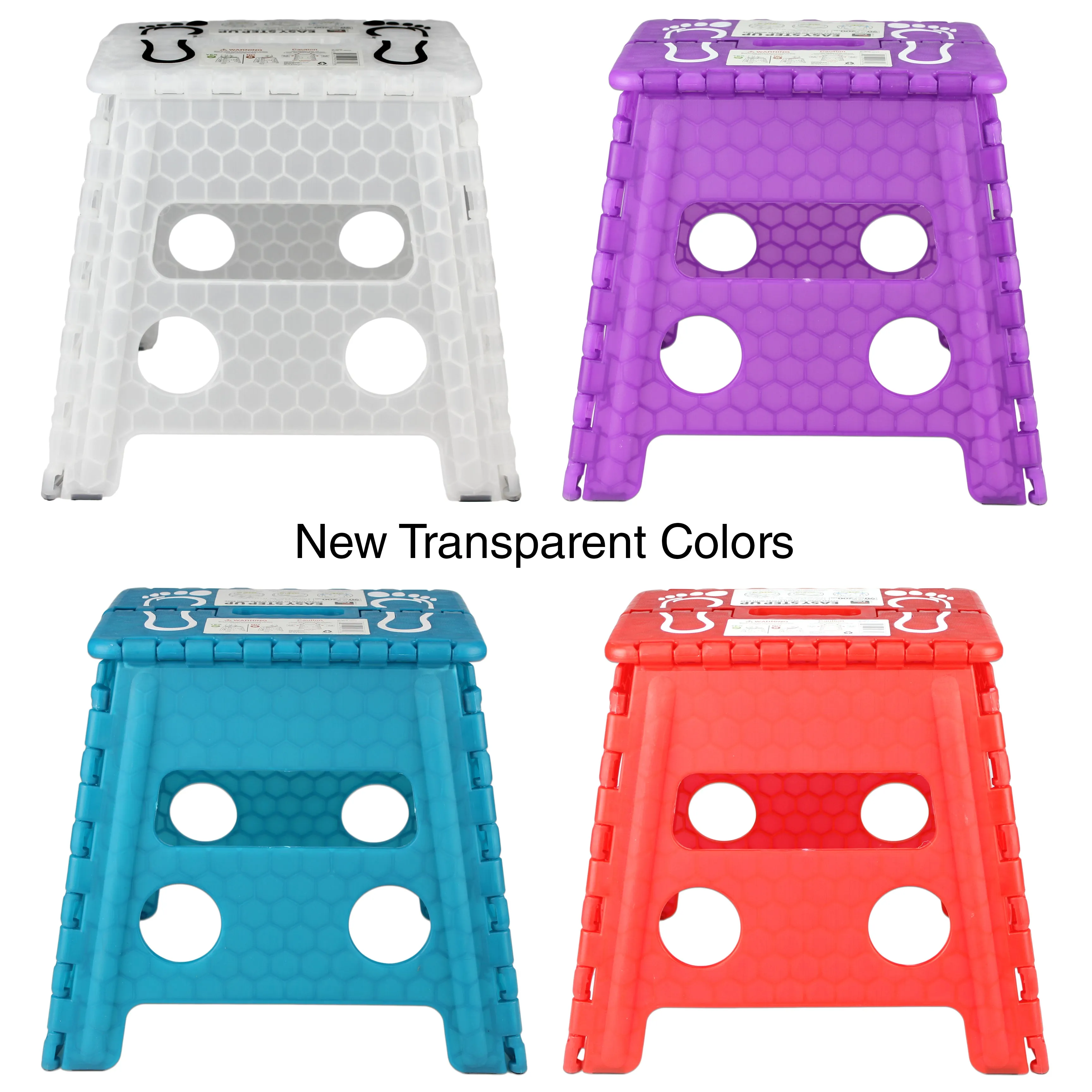 Folding Foot Stool Step Ladder Children Kids Plastic Footstool Stepladder Chair