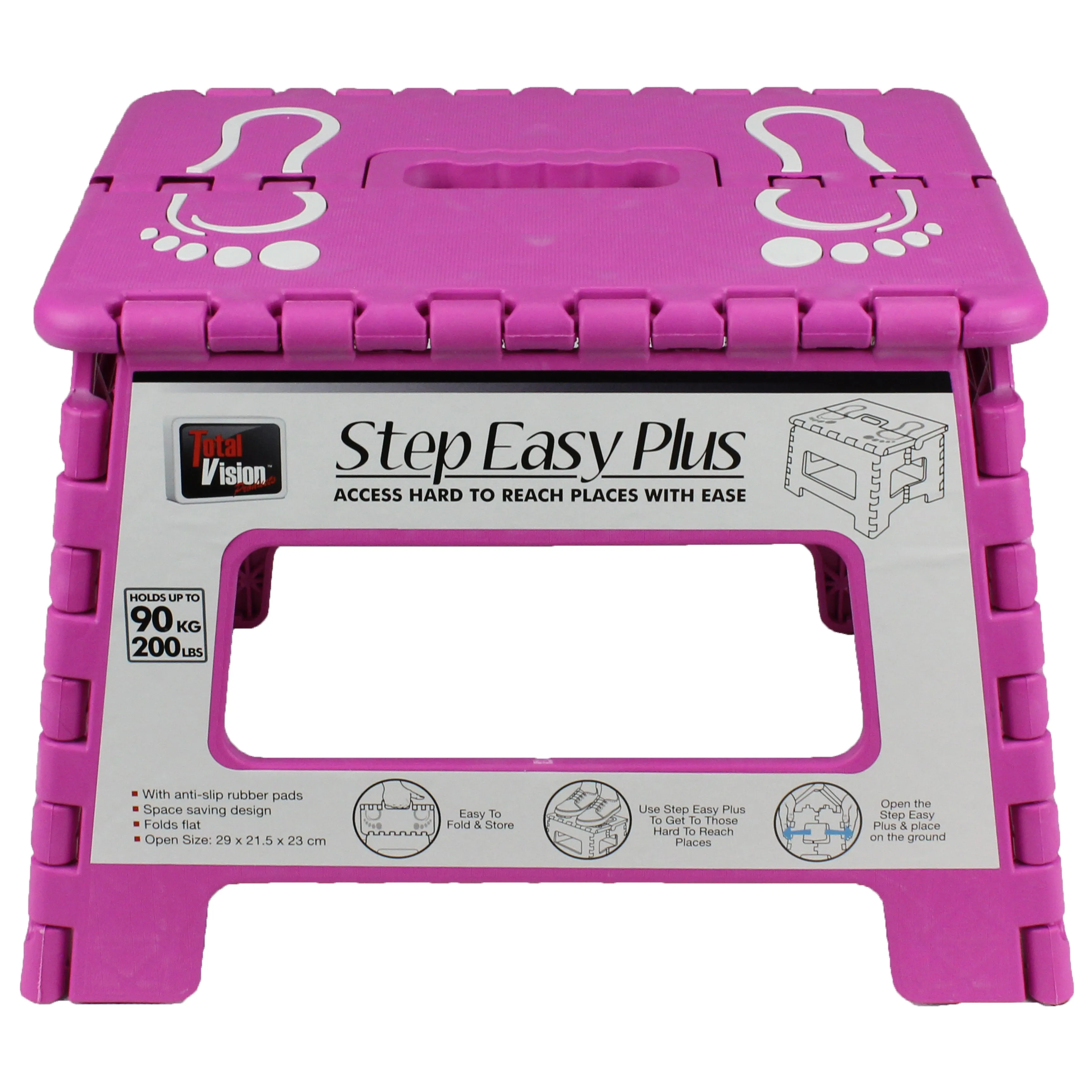 Folding Foot Stool Step Ladder Children Kids Plastic Footstool Stepladder Chair