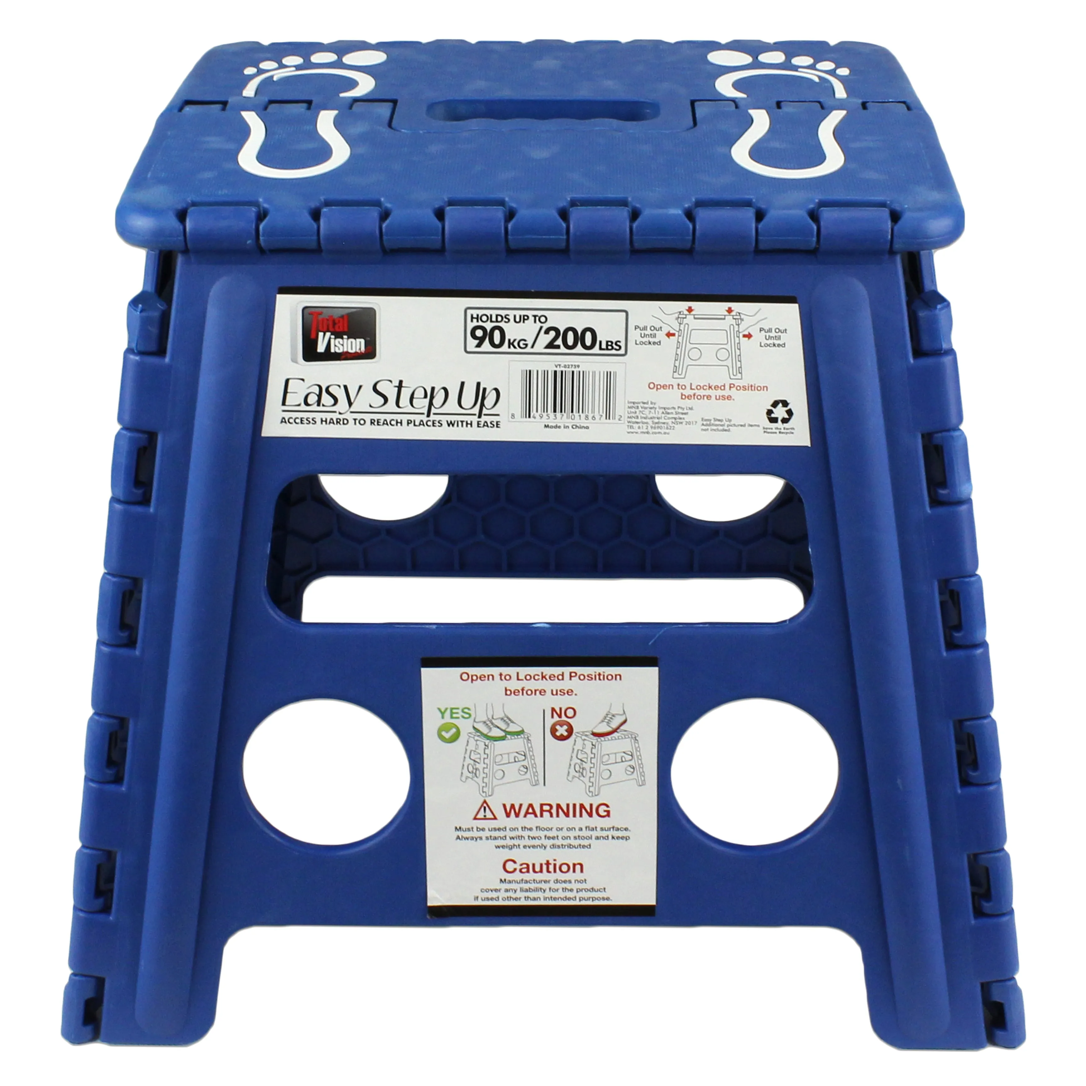 Folding Foot Stool Step Ladder Children Kids Plastic Footstool Stepladder Chair