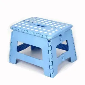 Folding Foot Stool Step Ladder Children Kids Plastic Footstool Stepladder Chair