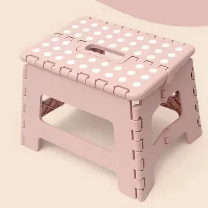 Folding Foot Stool Step Ladder Children Kids Plastic Footstool Stepladder Chair