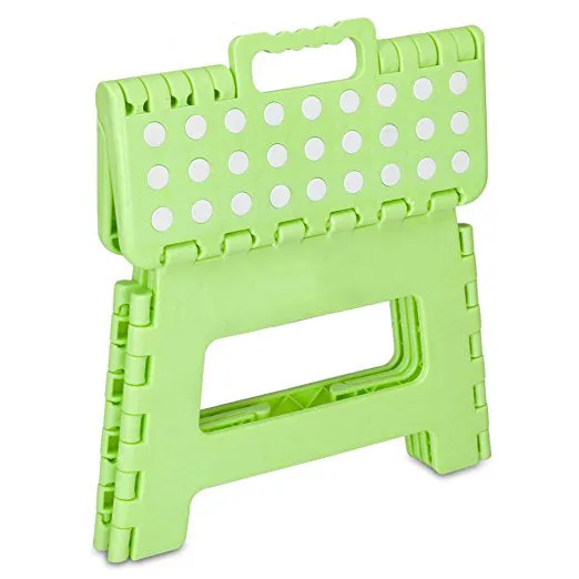 Folding Foot Stool Step Ladder Children Kids Plastic Footstool Stepladder Chair