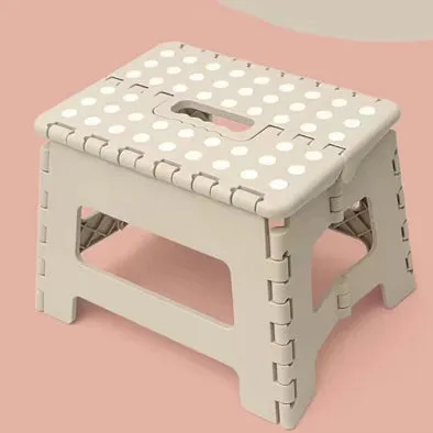 Folding Foot Stool Step Ladder Children Kids Plastic Footstool Stepladder Chair
