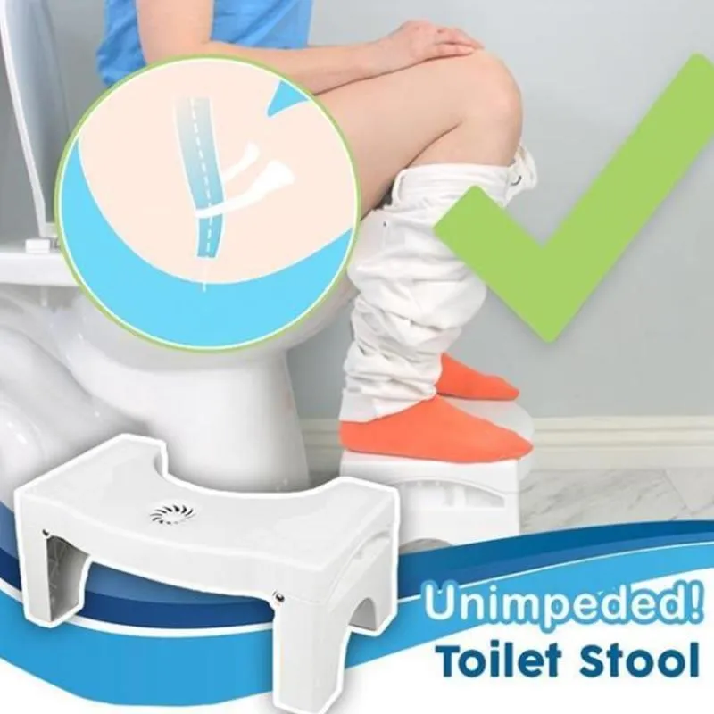 Folding multi -function toilet stool