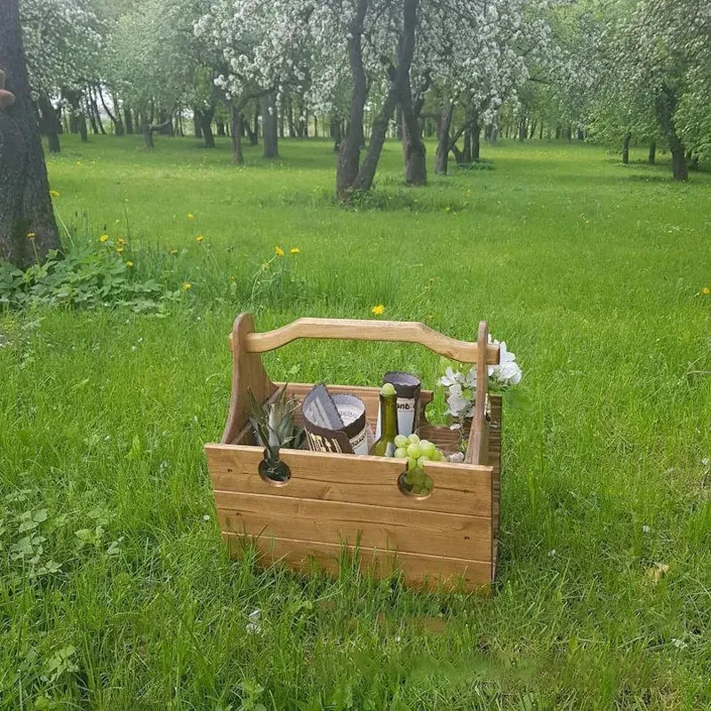 Folding Picnic Basket / Table