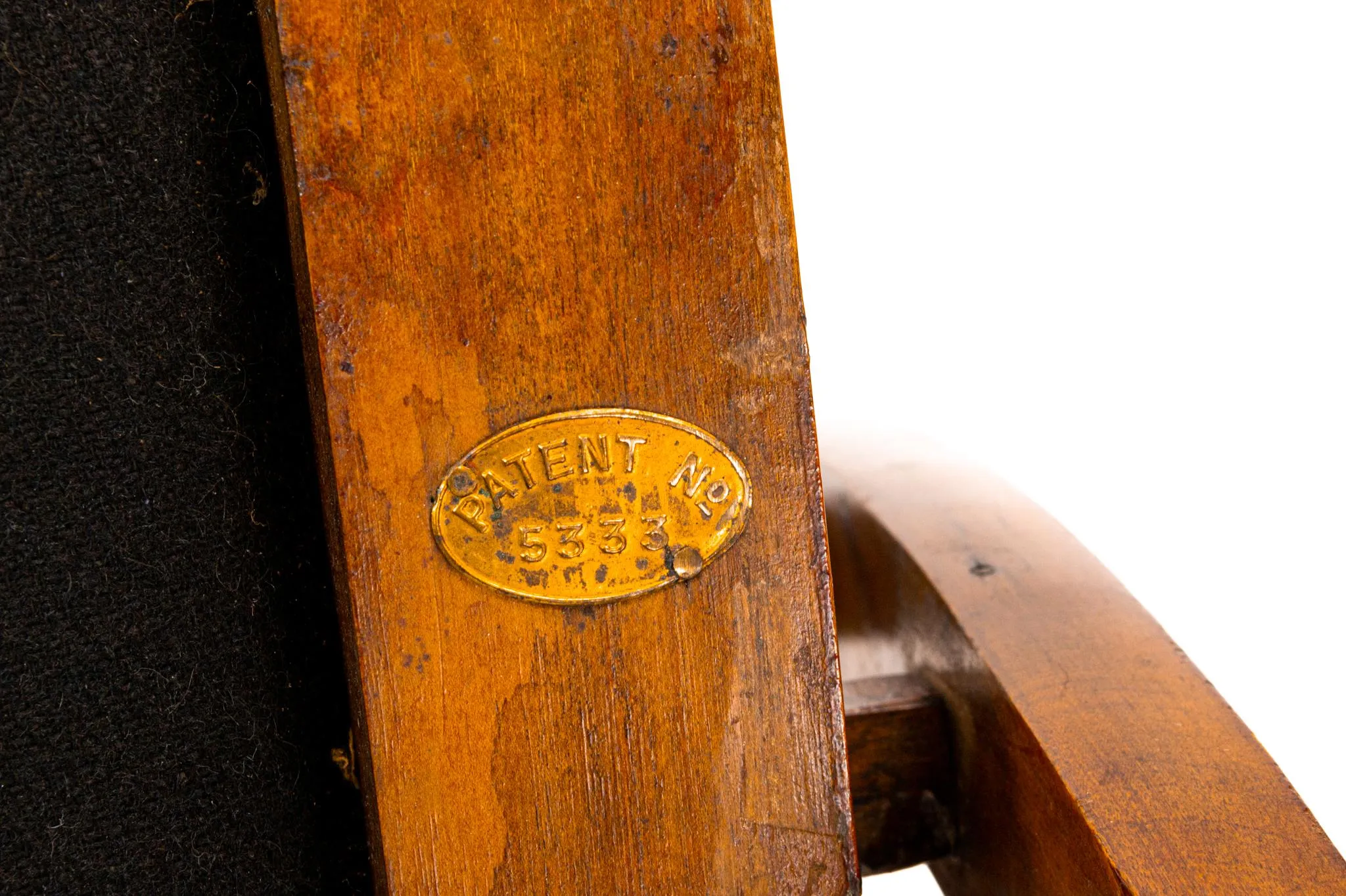 Folding Stool in Mahogany, English 1850s