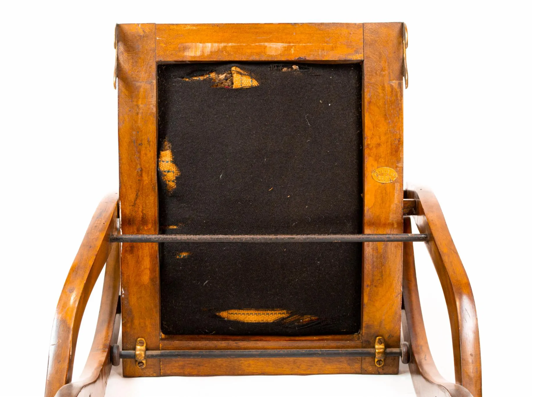 Folding Stool in Mahogany, English 1850s