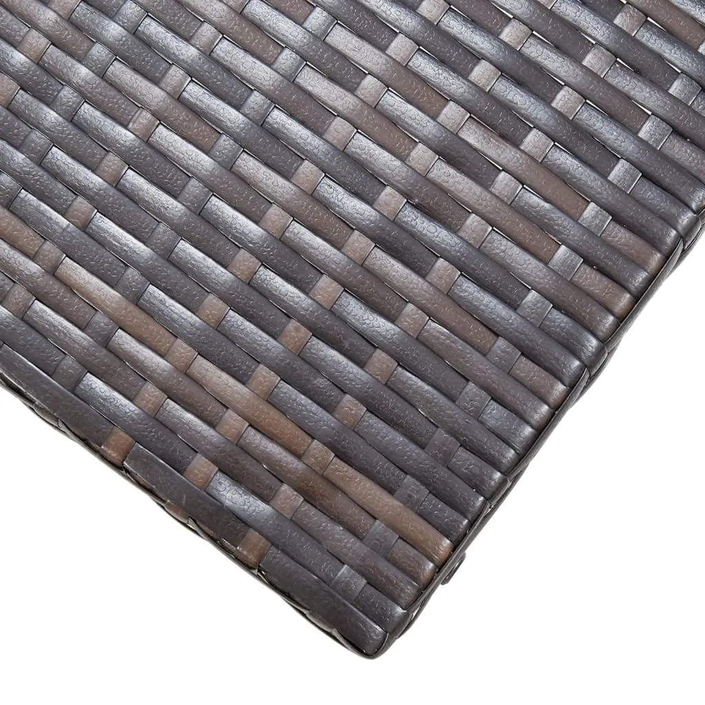 Folding Stool Outdoor Folding Stool Chair for Balcony Lawn Poly Rattan
