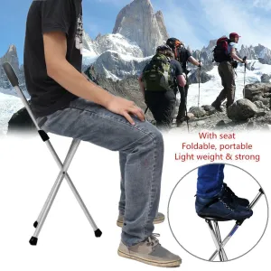 Folding Walking Stool