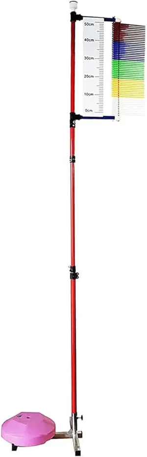 Free-Standing Jump Measurement Tester，Vertical Jump Tester for Adults - Portable Jump Trainer for Easy Measurement - Encouraging Tool for Maximum Jump Height - 3.9-11.5ft Range