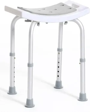 FSA/HSA Eligible Shower Chair for Inside Shower, Shower Stool for Elderly and Disabled, Tool-Free Assembly Shower Seat for Bathtub, Shower Bath Chairs for Seniors/Disabled by DUALECO