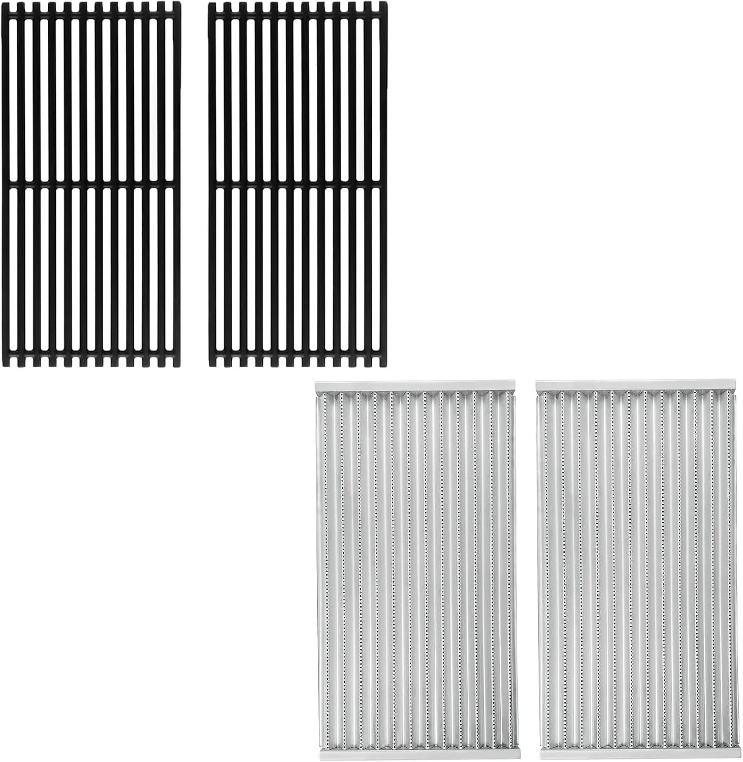 G362-2100-W1 G369-0030-W2 Infrared Emitter Cooking Grates Grill Replacement Parts for Char-Broil Tru-Infrared 2 Burner 463642316 463644220 Infrared Grates for Charboril 463675016 463632320