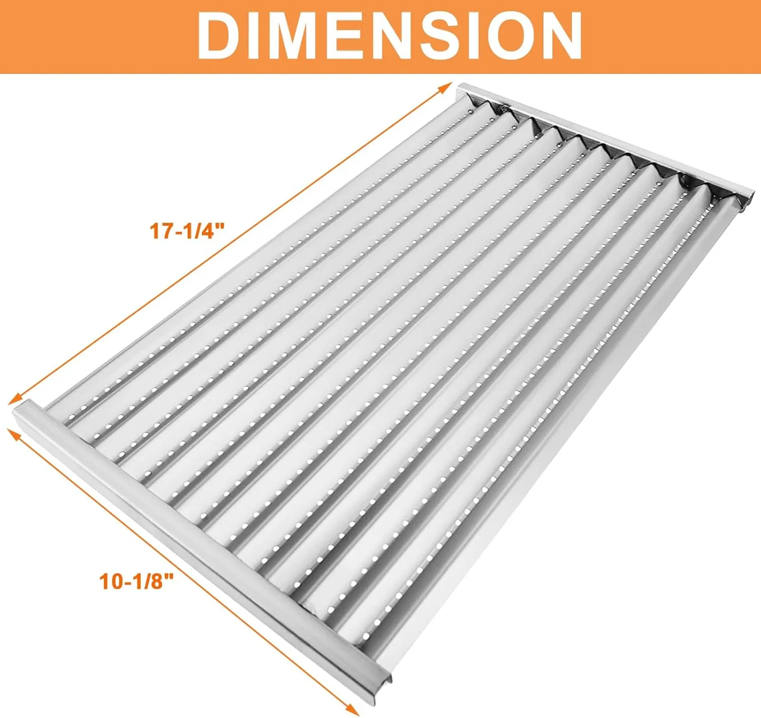 G533-2200-W1 17'' Infrared Emitter for Charbroil Grill Replacement Parts Charbroil Tru-Infrared 4-Burner 463242716 463242715 463276016 466242715 466242716 466242815 466242816 463255020 463257520, 3PCS