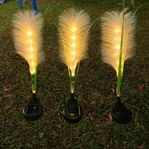 Garden Reed Lantern - Solar Outdoor Decorative Light