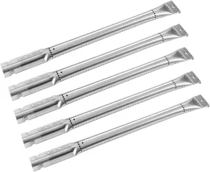 Gas BBQ Grill Pipe Tube Burner Replacement Parts for Perfect Flame, Charmglow, Kitchen Aid, Costco Kirkland, Jenn Air, Member's Mark, Nexgrill, 16 15/16 inch, Set of 5, KB815