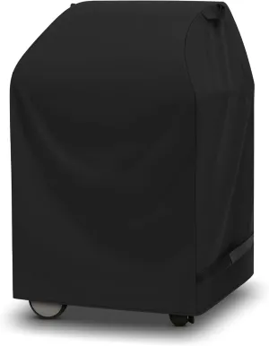 Gas Grill Covers 32 Inch, Heavy Duty Waterproof Outdoor 2 Burner BBQ Small Grill Cover Compatible with Char Broil Weber Brinkmann Holland, Black