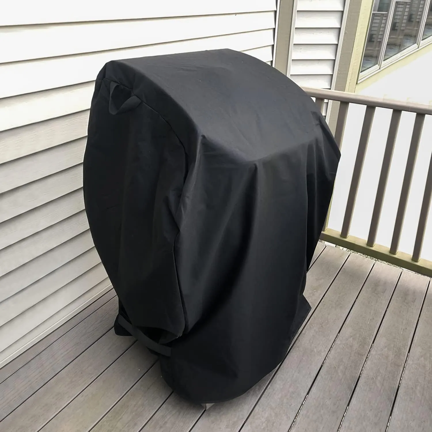 Gas Grill Covers 32 Inch, Heavy Duty Waterproof Outdoor 2 Burner BBQ Small Grill Cover Compatible with Char Broil Weber Brinkmann Holland, Black